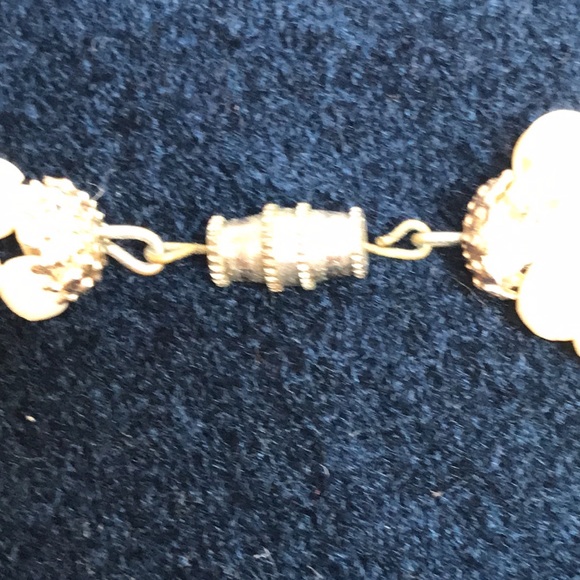 Genuine white MONGO Shell Necklace w/ Earrings & Pearl essence Shell Bracelet - Picture 6 of 11